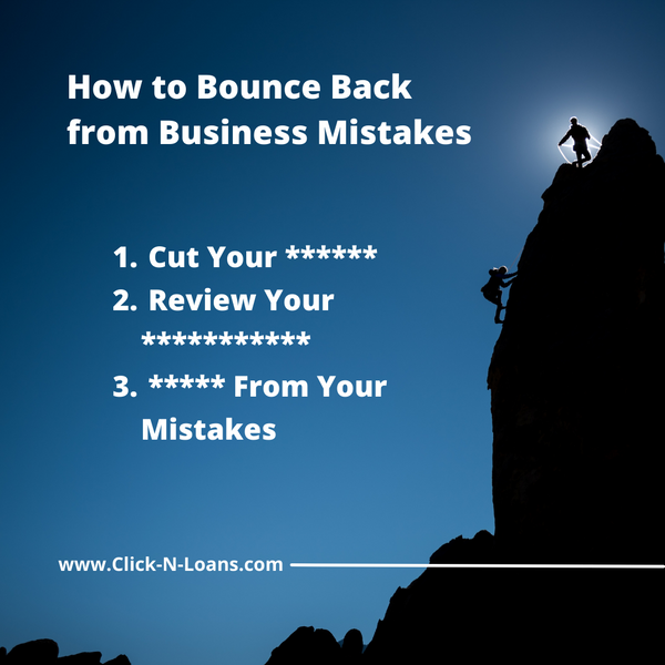 How to Bounce Back from Business Mistakes